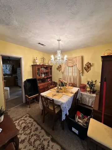 a room with furniture