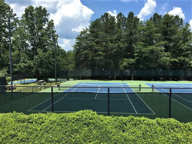 a view of a tennis court