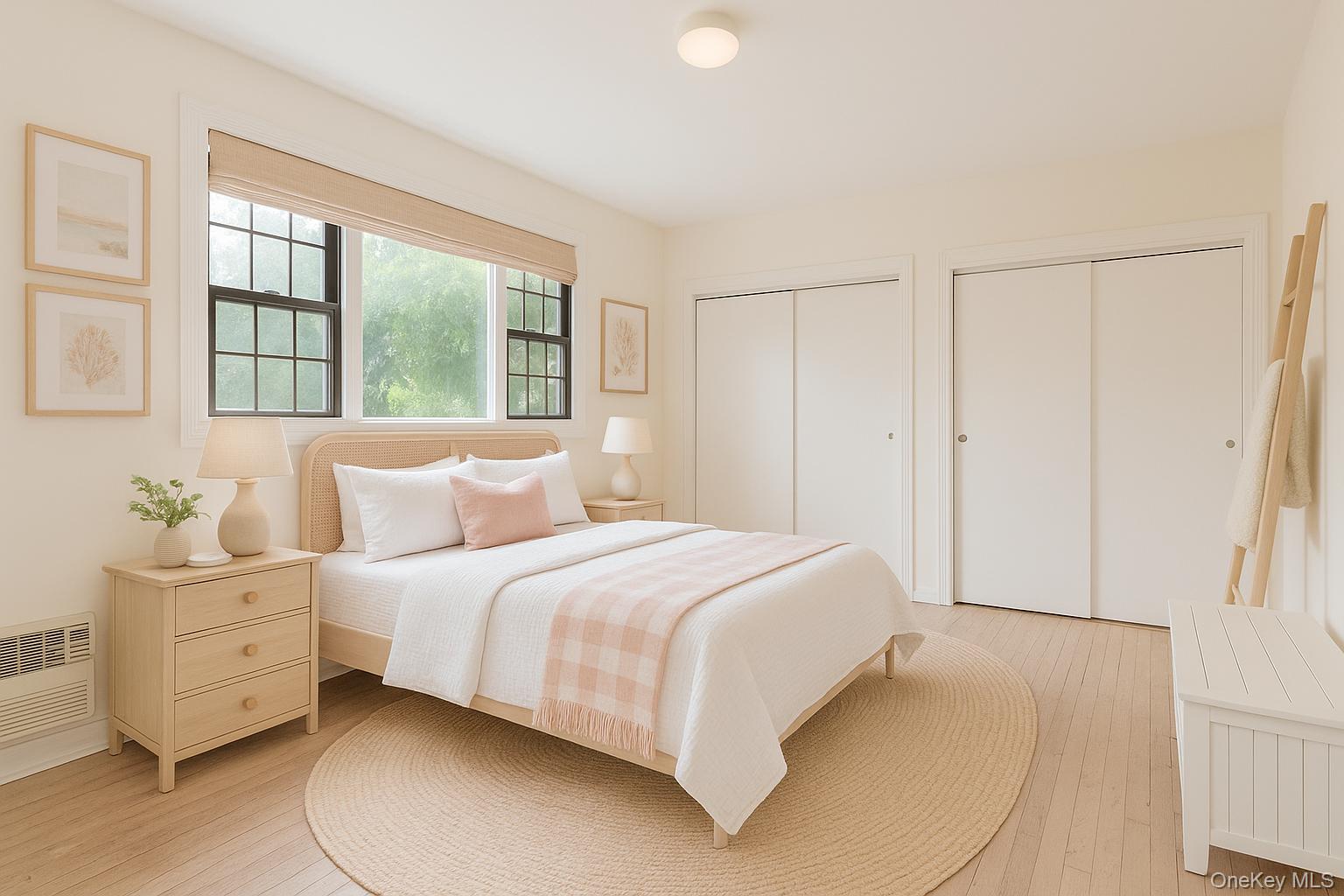 40 Nidzyn Avenue Remsenburg, NY 11960 - Photo 12 of 28 Bedroom with multiple closets and hardwood / wood-style flooring