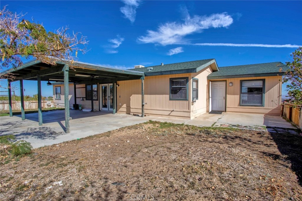 9274 Beekley Road Pinon Hills, CA 92371 - Photo 1 of 1 a view of a house with a patio