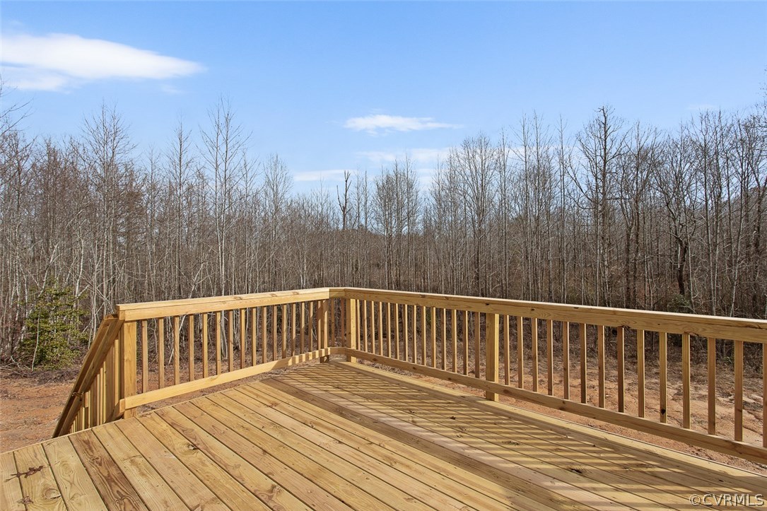 116 Diggstown Road Bumpass, VA 23024 - Photo 20 of 20 a view of a wooden deck