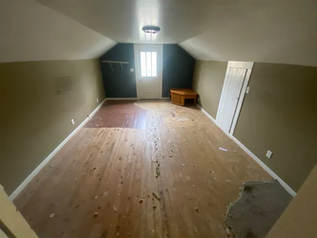 a view of swimming pool with a garden