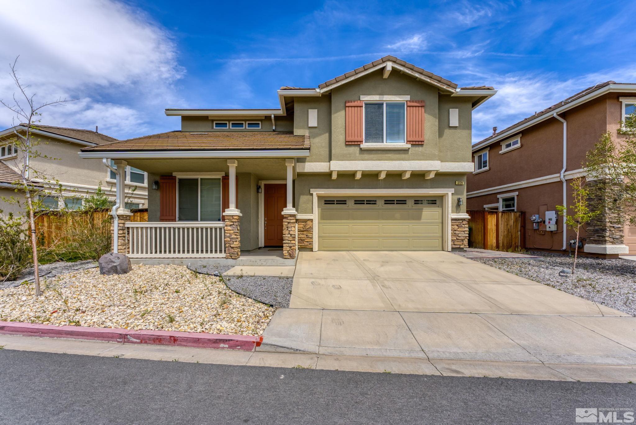 3720 Thistledown Court Reno, NV 89512 - Photo 1 of 8 a front view of a house with a yard