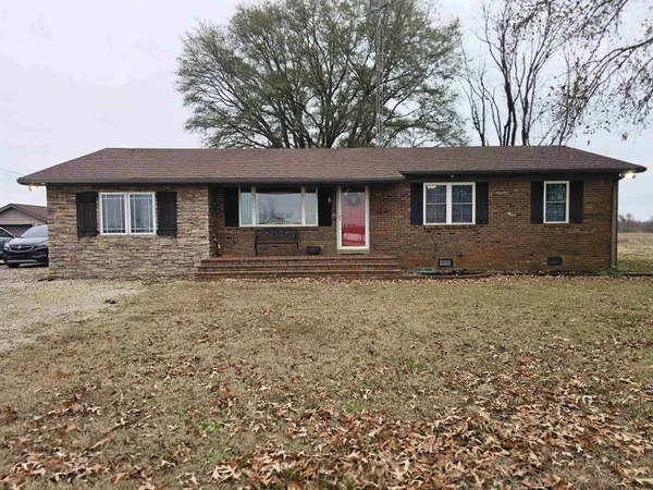 a front view of a house with yard