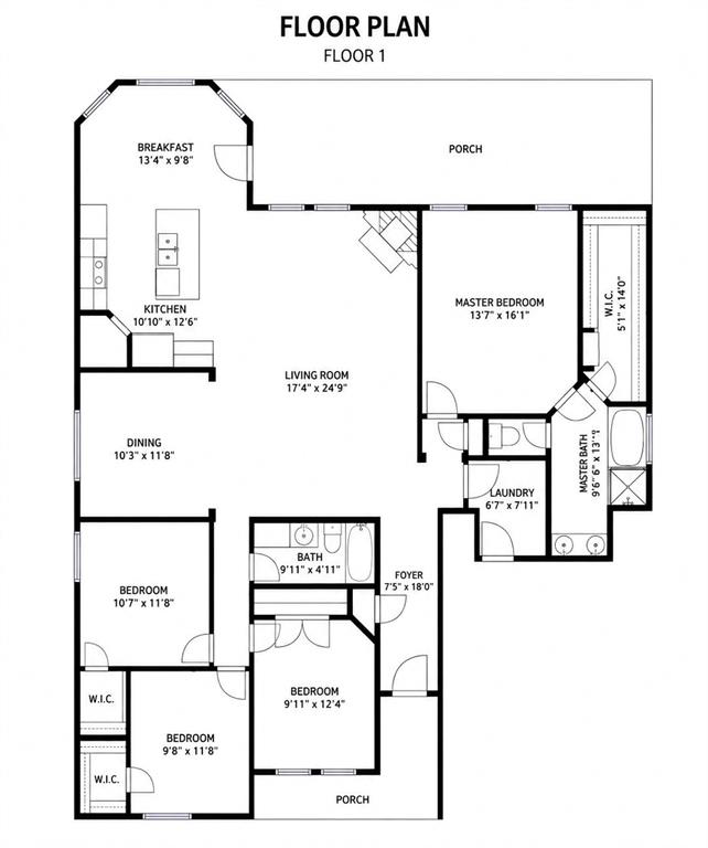 5521 Wisdom Court Waco, TX 76708 - Photo 28 of 28 Floor plan