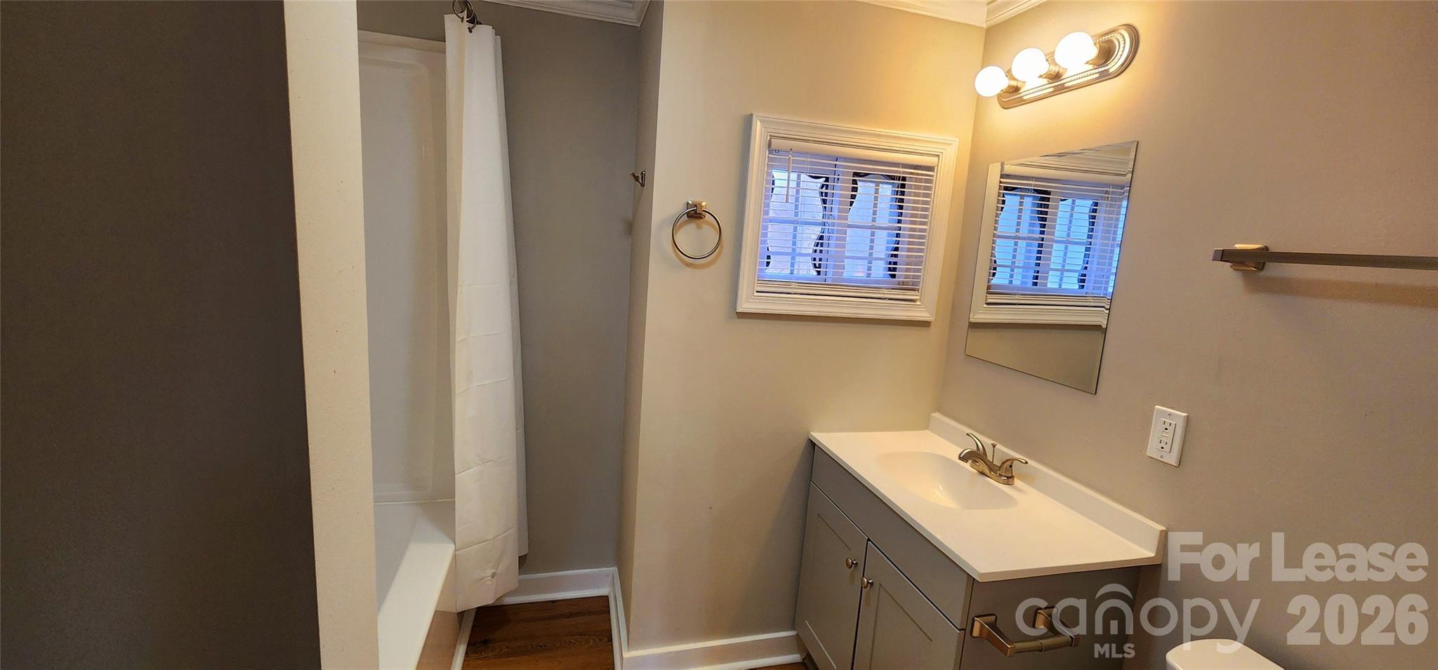 359 Flat Rock Road Lawndale, NC 28090 - Photo 18 of 19 a bathroom with a sink and a mirror