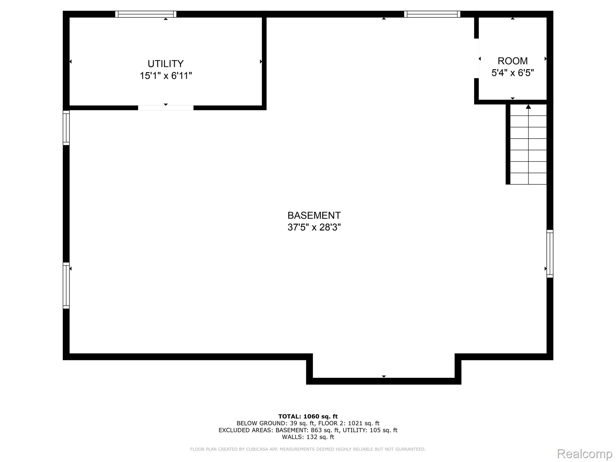 18951 Santa Rosa Drive Detroit, MI 48221 - Photo 75 of 75 2D Floor Plan for 18951 San Rosa Street.jpg