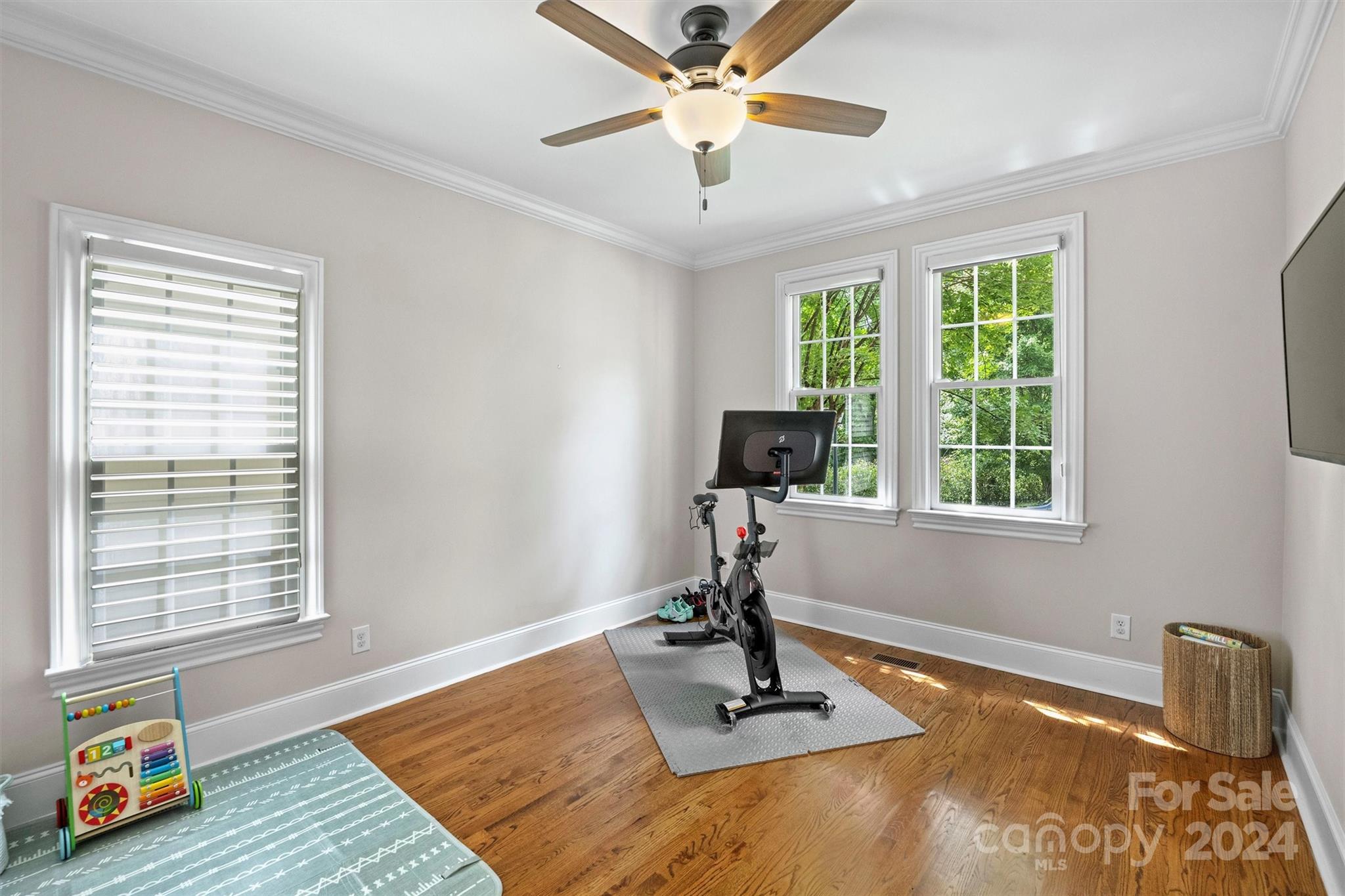 813 Millbrook Road Charlotte, NC 28211 - Photo 21 of 47 a view of a workspace with furniture and a window