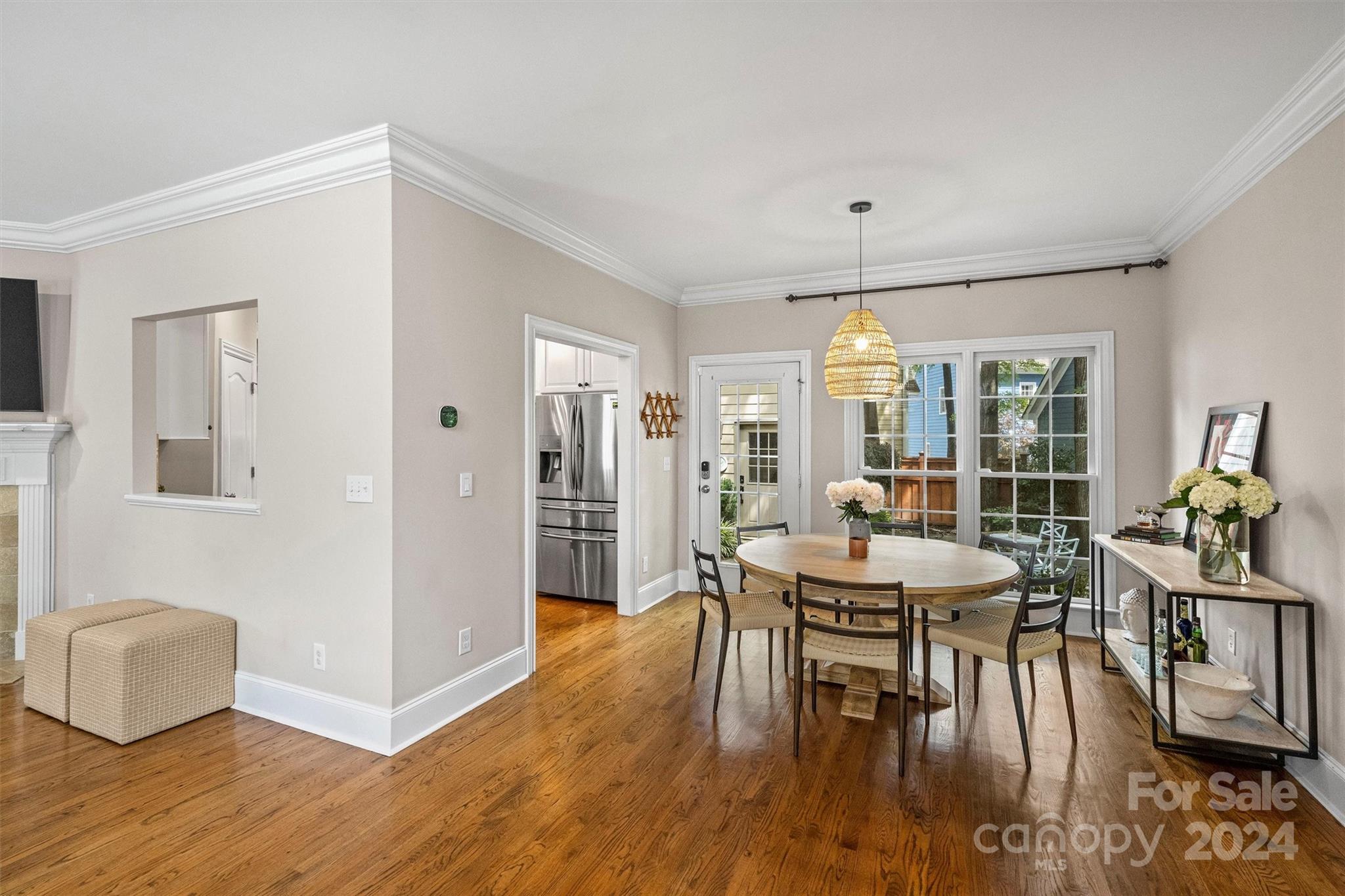 813 Millbrook Road Charlotte, NC 28211 - Photo 6 of 47 a dining room with furniture window wooden floor