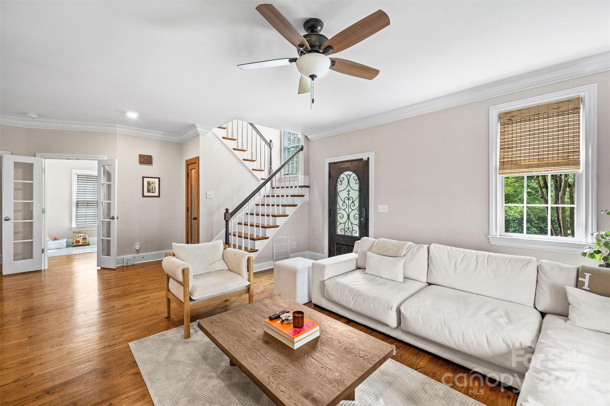 813 Millbrook Road Charlotte, NC 28211 - Photo 7 of 47 a living room with furniture and a large window