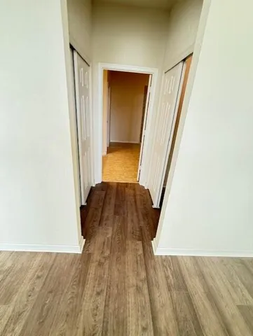 a view of wooden floor