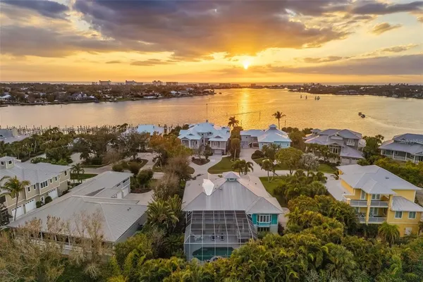 a view of a city with lake
