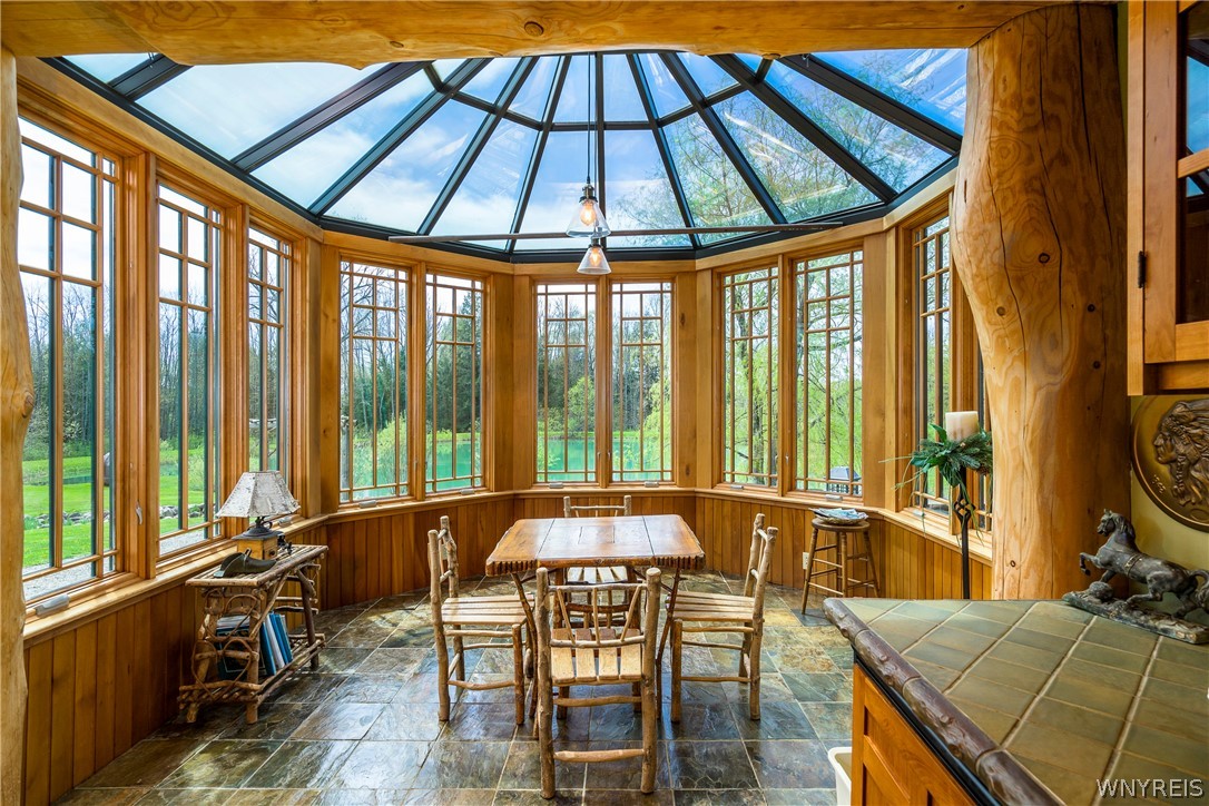 11522 Bixby Hill Road Freedom, NY 14009 - Photo 12 of 50 Solarium overlooking pond