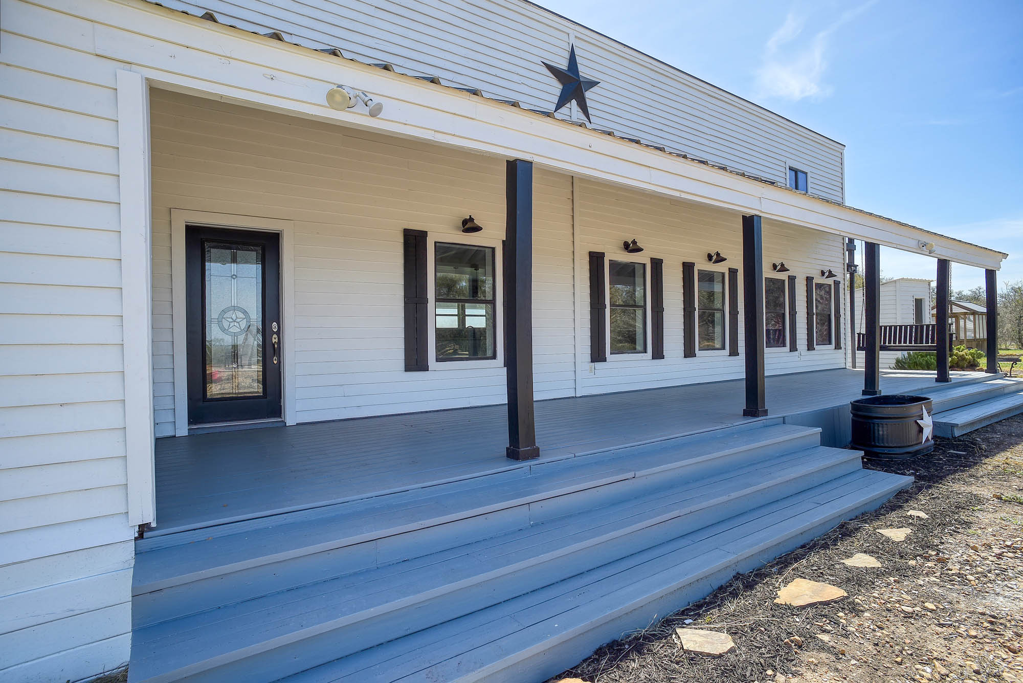 4165 Pin Oak Road Muldoon, TX 78949 - Photo 3 of 44 Entrance to property featuring a porch