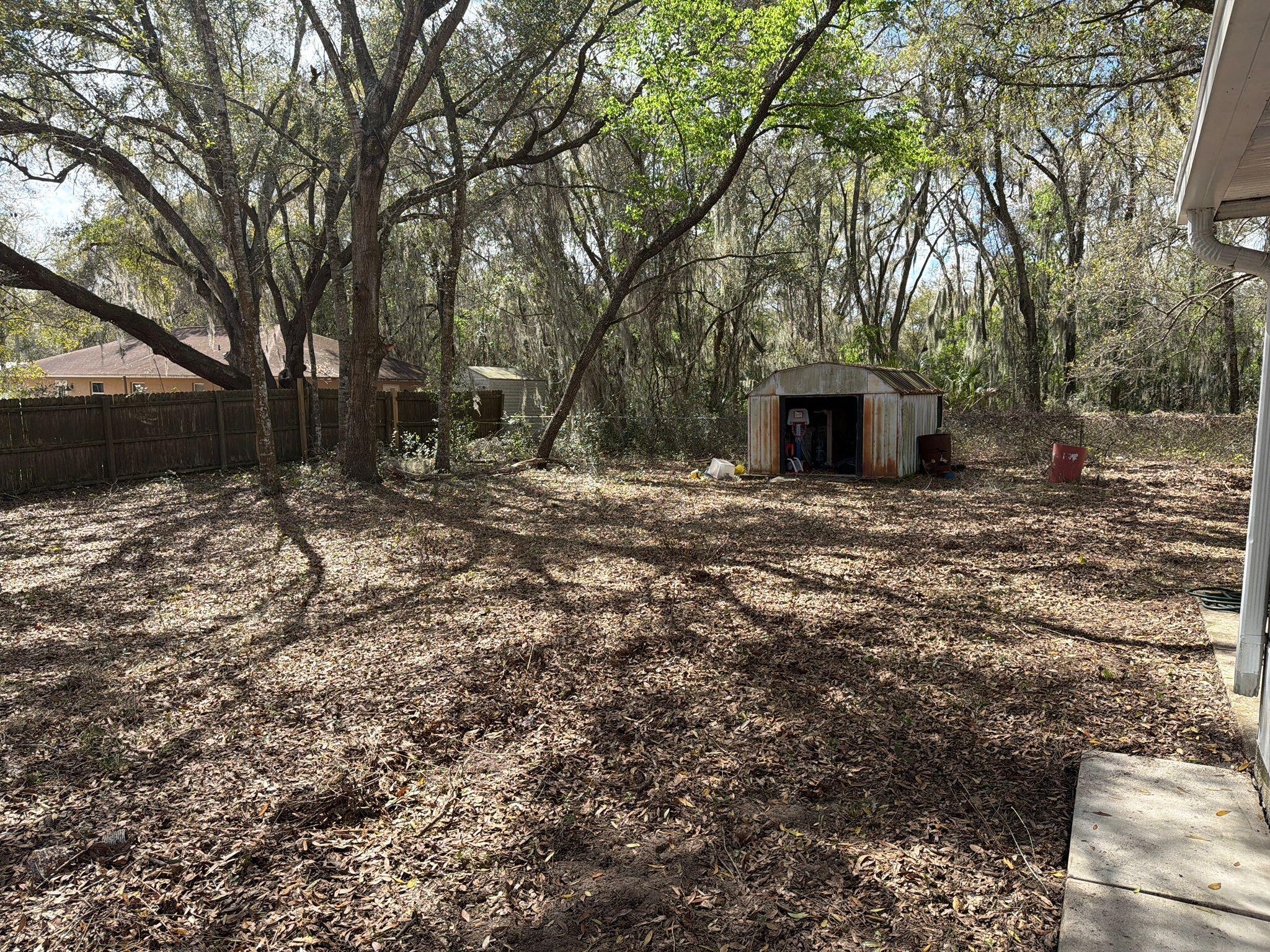 3920 East Allendale Street Inverness, FL 34453 - Photo 18 of 26 a view of a backyard with large tree
