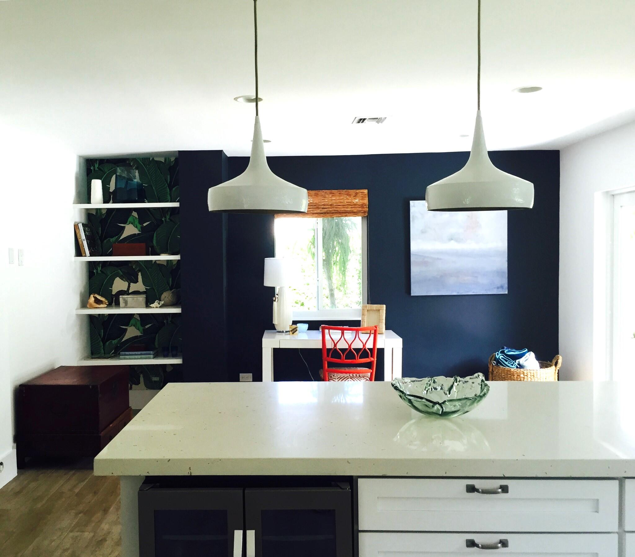145 Beacon Lane Jupiter Inlet Colony, FL 33469 - Photo 5 of 15 a kitchen view with a sink a counter space and cabinets