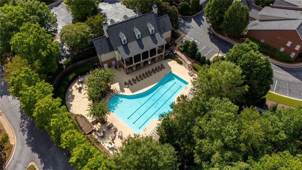 4727 Ivy Ridge Drive Southeast Atlanta, GA 30339 - Photo 33 of 35 an aerial view of a house