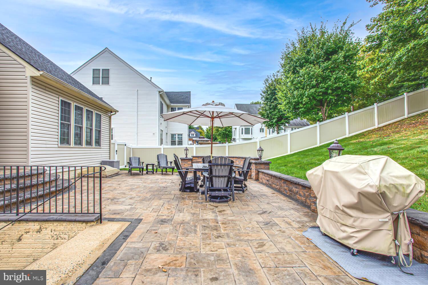 3403 Logstone Drive Triangle, VA 22172 - Photo 62 of 66 a view of a patio with a table and chairs