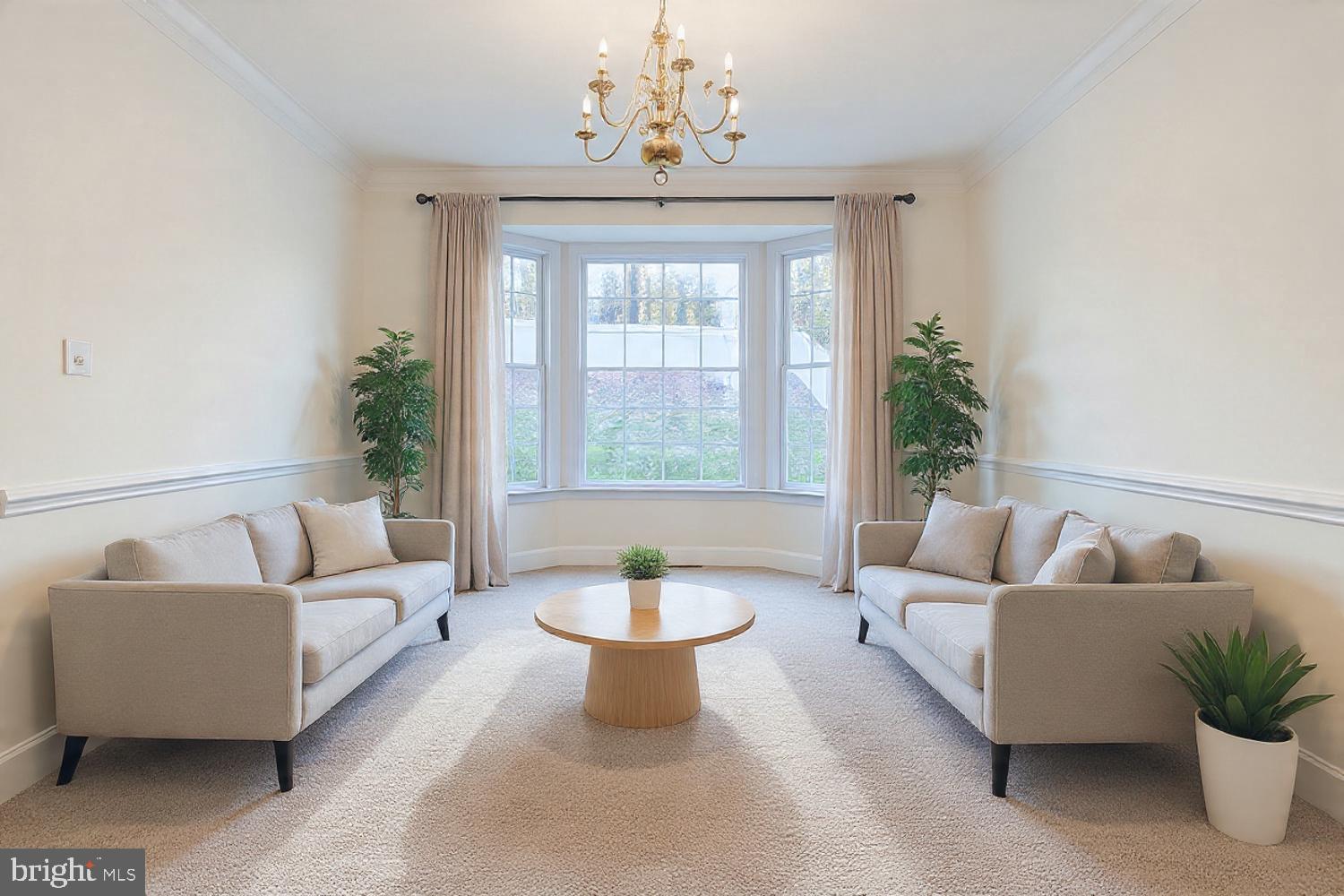 3403 Logstone Drive Triangle, VA 22172 - Photo 7 of 66 a living room with furniture and a potted plant
