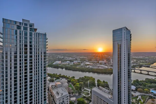 a view of balcony with city view