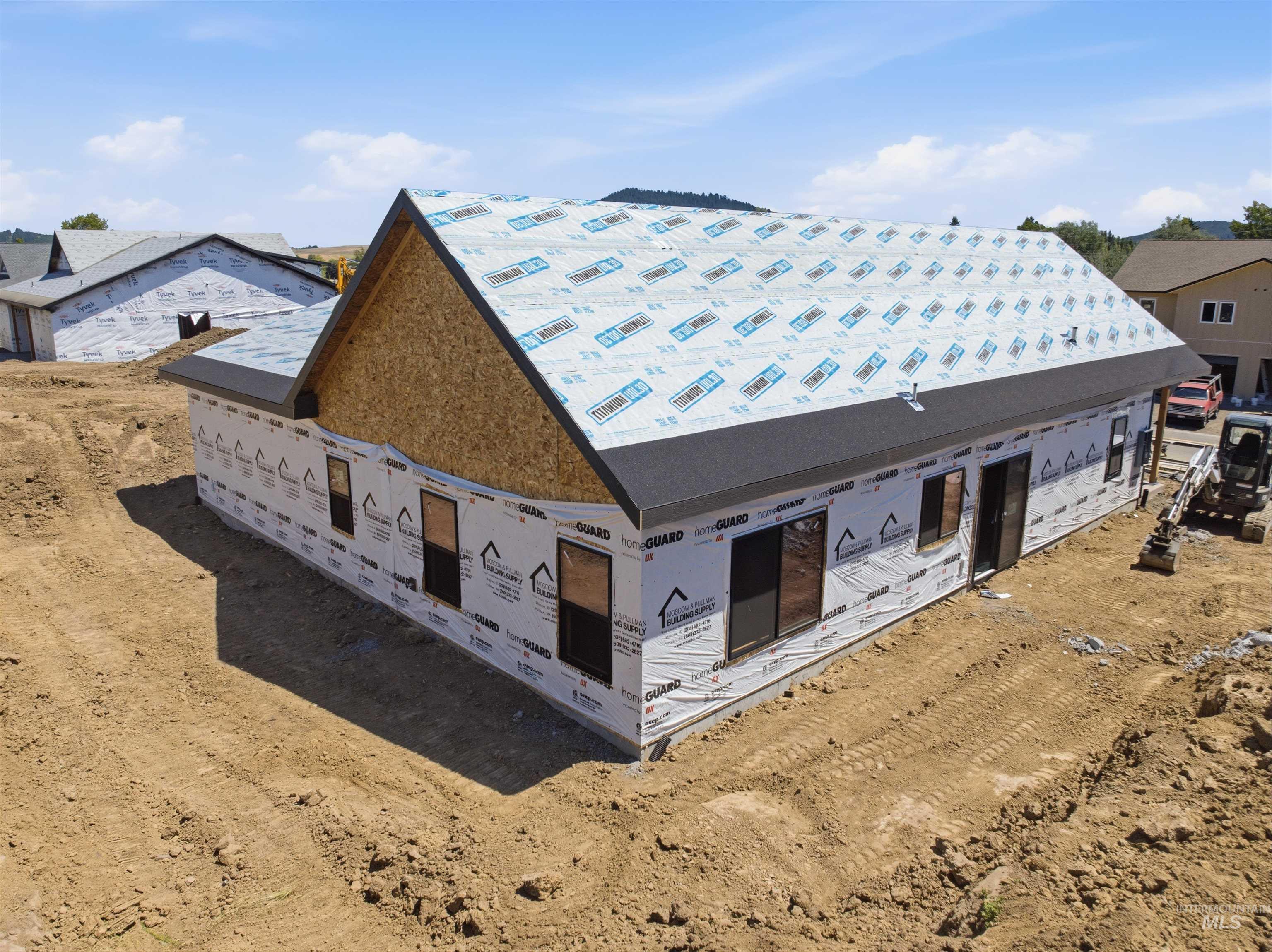 2824 Cyprus Court Moscow, ID 83843 - Photo 14 of 20 New construction home featuring dark gray horizontal siding and black-framed windows