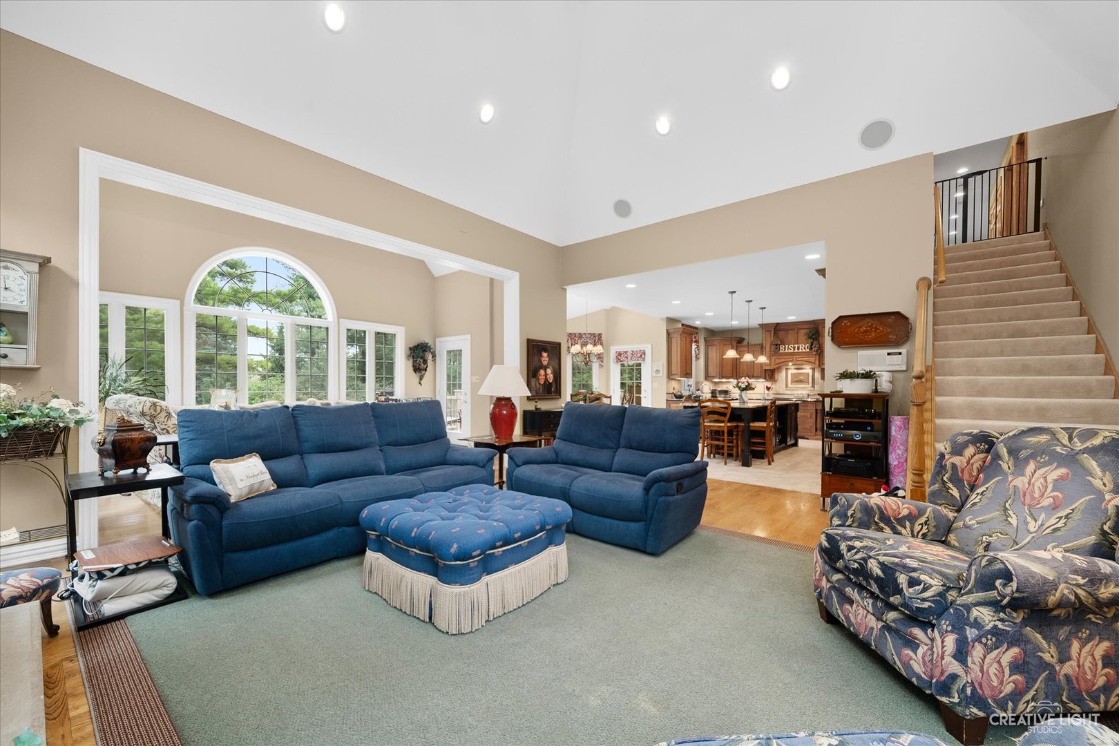 3293 Oak Knoll Road Carpentersville, IL 60110 - Photo 13 of 44 a living room with furniture and a large window