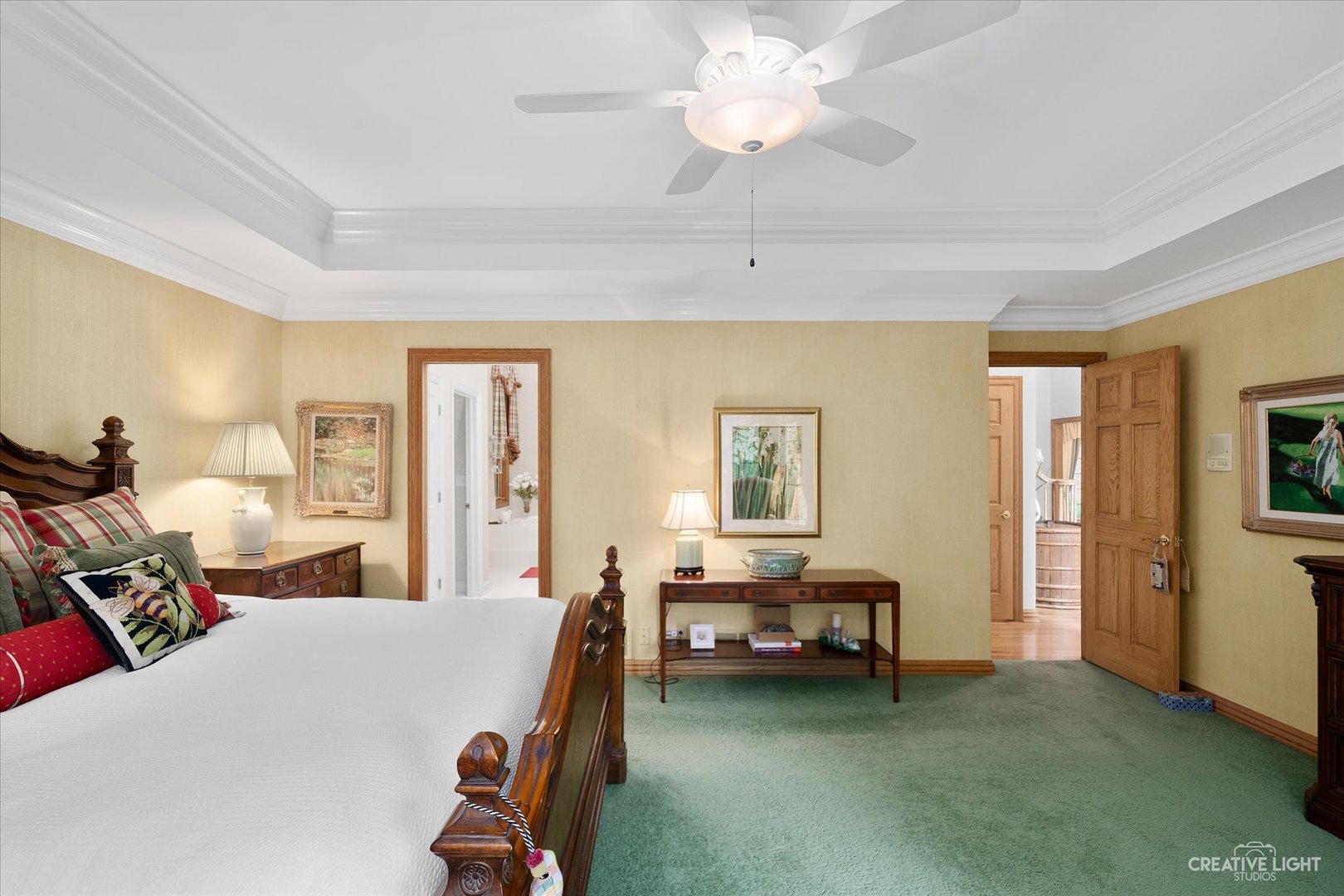 3293 Oak Knoll Road Carpentersville, IL 60110 - Photo 19 of 44 a bed room with a bed and a chair