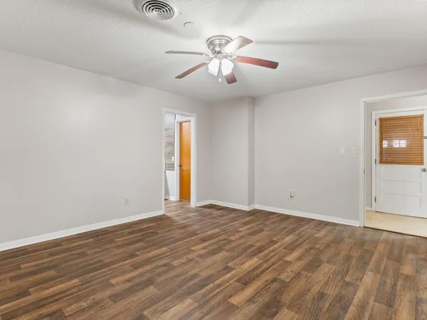 wooden floor in an empty room