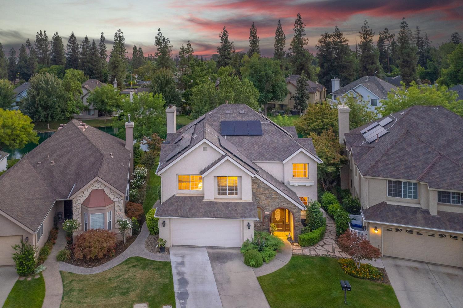 3077 West Pembrook Loop Fresno, CA 93711 - Photo 54 of 56 a aerial view of a house