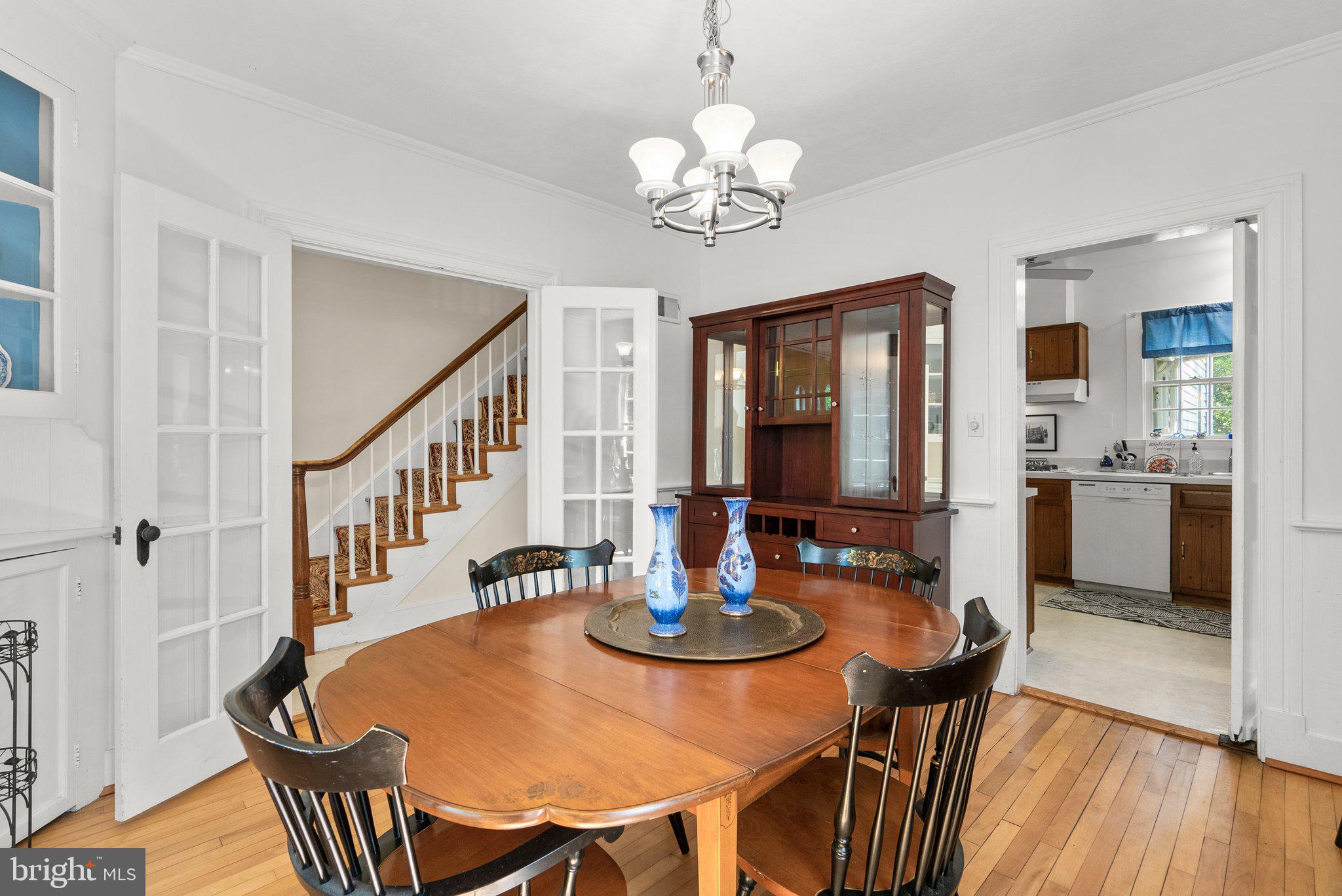 10325 Parkman Road Silver Spring, MD 20903 - Photo 12 of 47 dining room with french doors to foyer