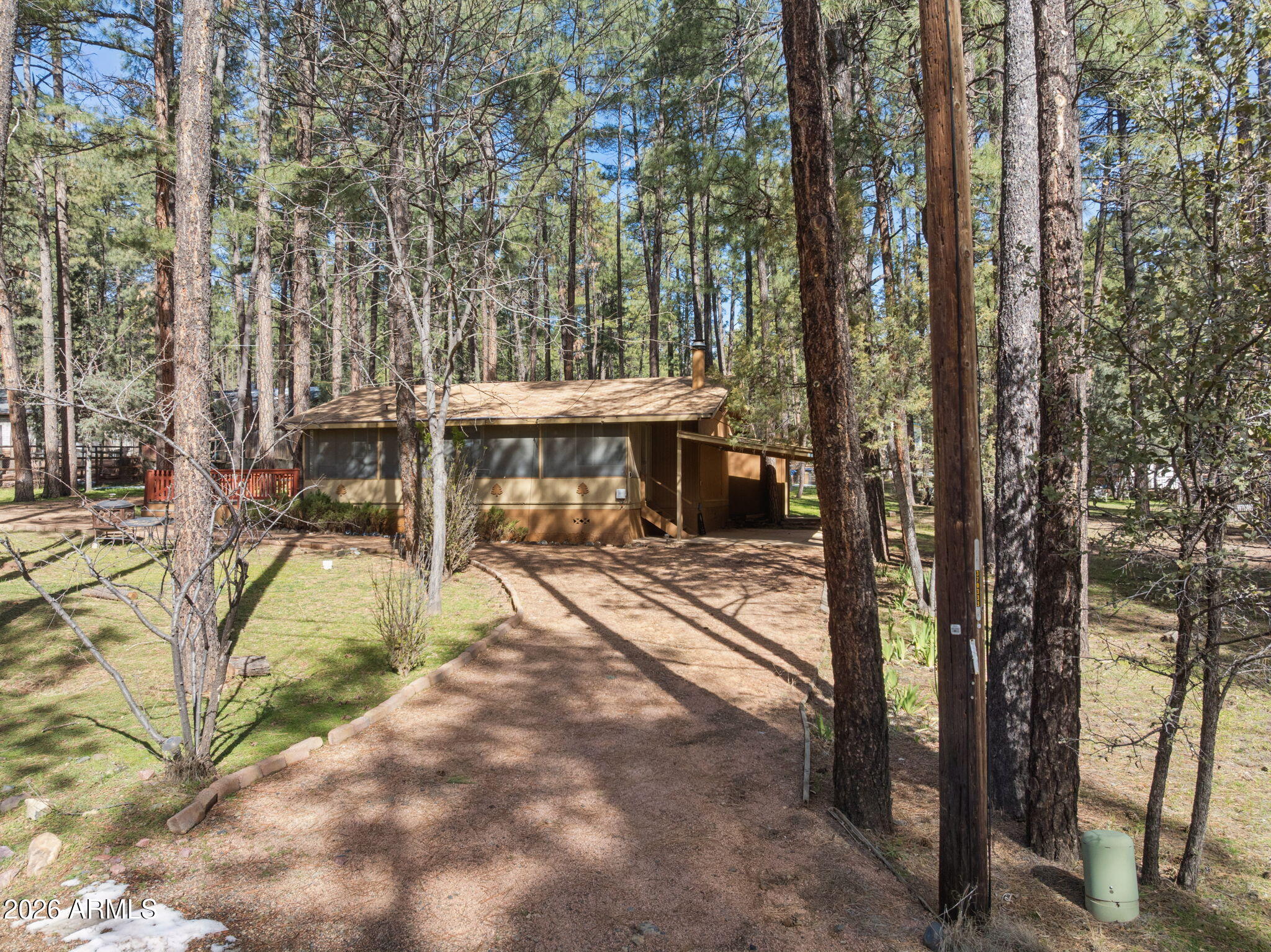 8726 Emmas View Pine, AZ 85544 - Photo 24 of 29 a view of a swimming pool with a patio