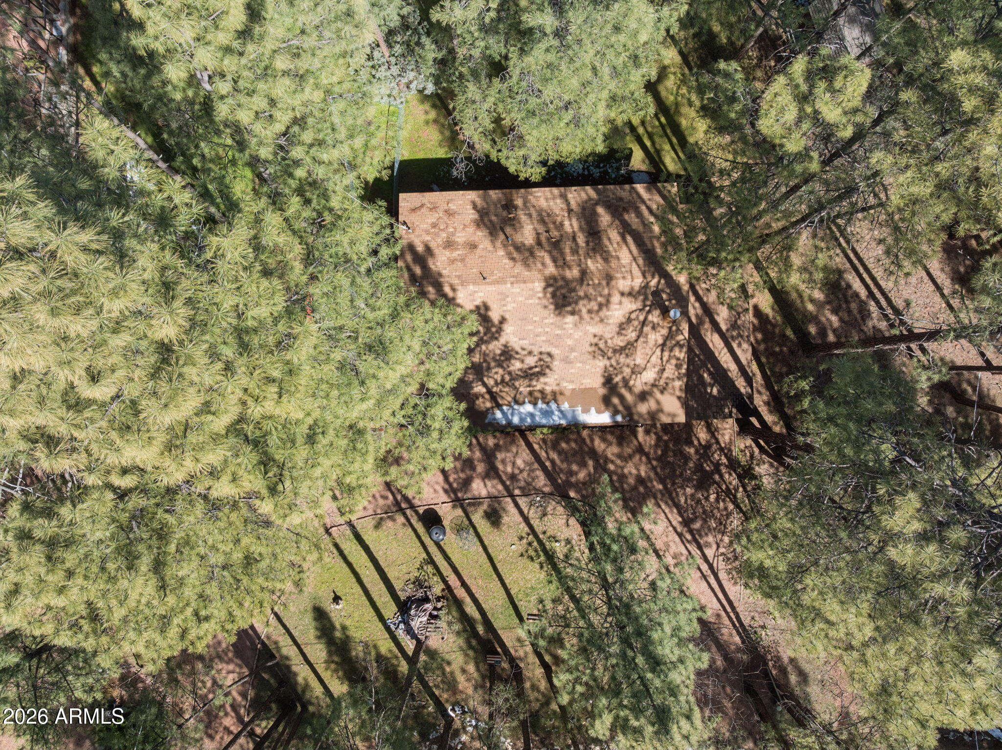 8726 Emmas View Pine, AZ 85544 - Photo 29 of 29 a view of a yard with plants and wooden fence