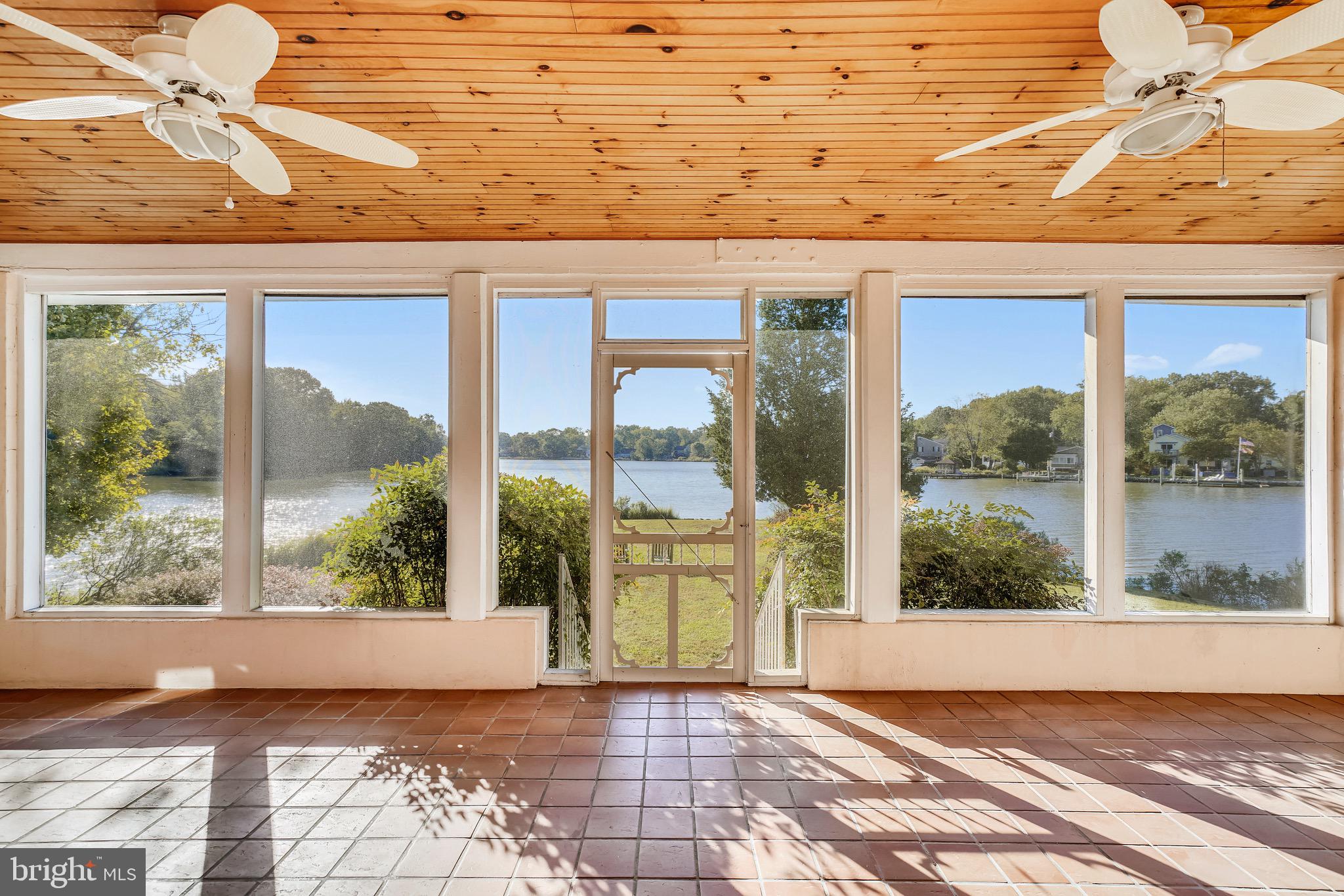 5905 Deale Beach Road Deale, MD 20751 - Photo 6 of 33 Screened Porch with Amazing Views