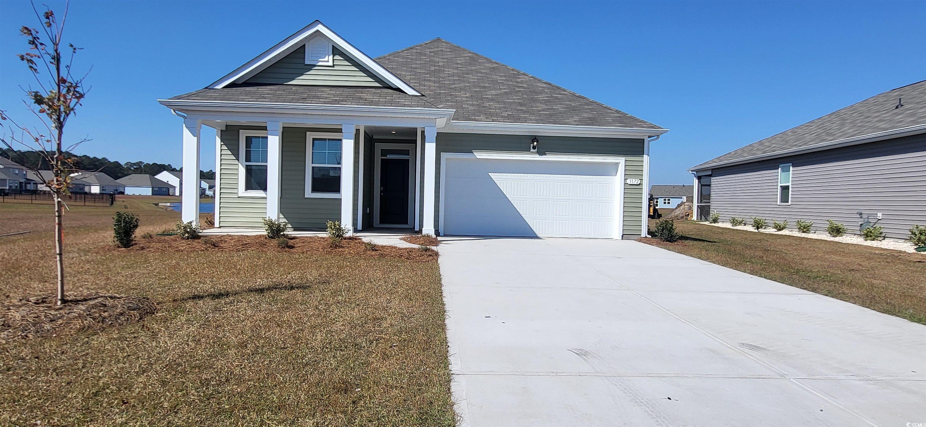 3172 Fair Rdg Way Conway, SC 29526 - Photo 1 of 21 View of front facade with a front yard and a garag