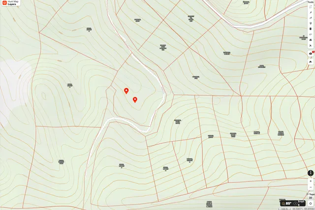 a view of a lake with a yard