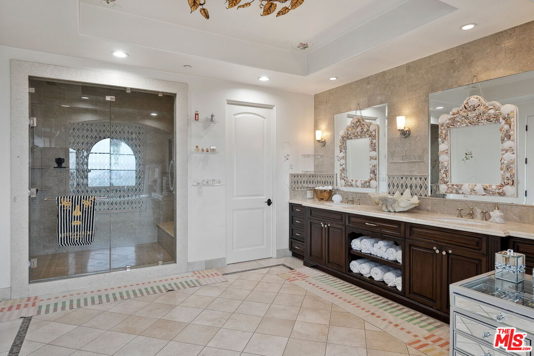 1650 Luse Tank Road Topanga, CA 90290 - Photo 30 of 50 a bathroom with a sink a toilet and shower