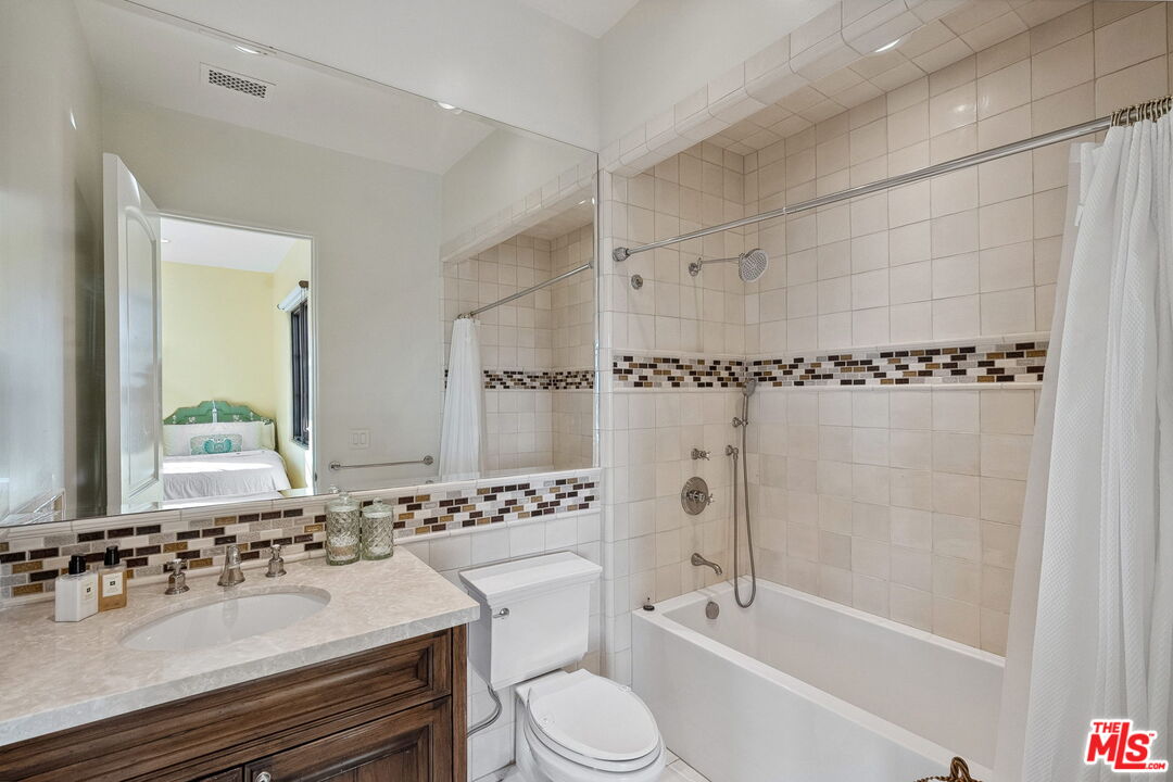 1650 Luse Tank Road Topanga, CA 90290 - Photo 36 of 50 a bathroom with a sink toilet tub and shower