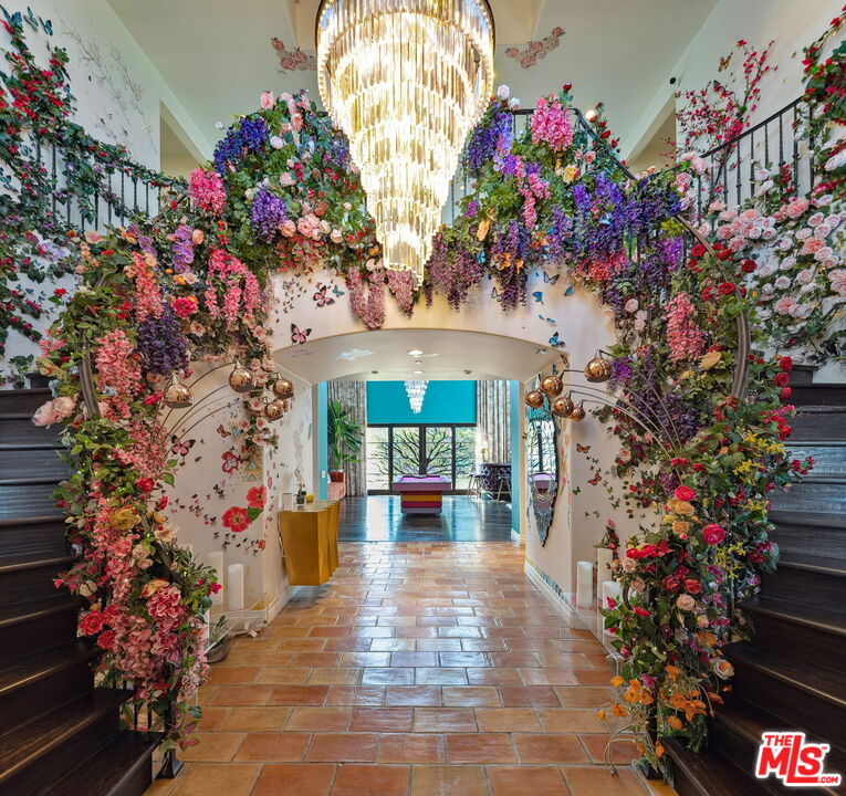 1650 Luse Tank Road Topanga, CA 90290 - Photo 6 of 50 a front view of a house with flower pots