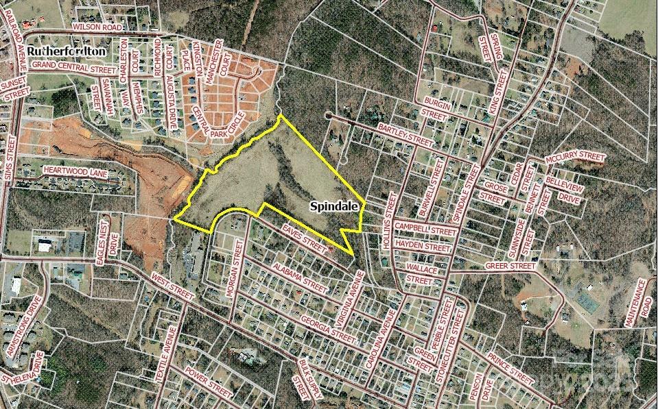 0 West Street Spindale, NC 28160 - Photo 7 of 7 an aerial view of a building