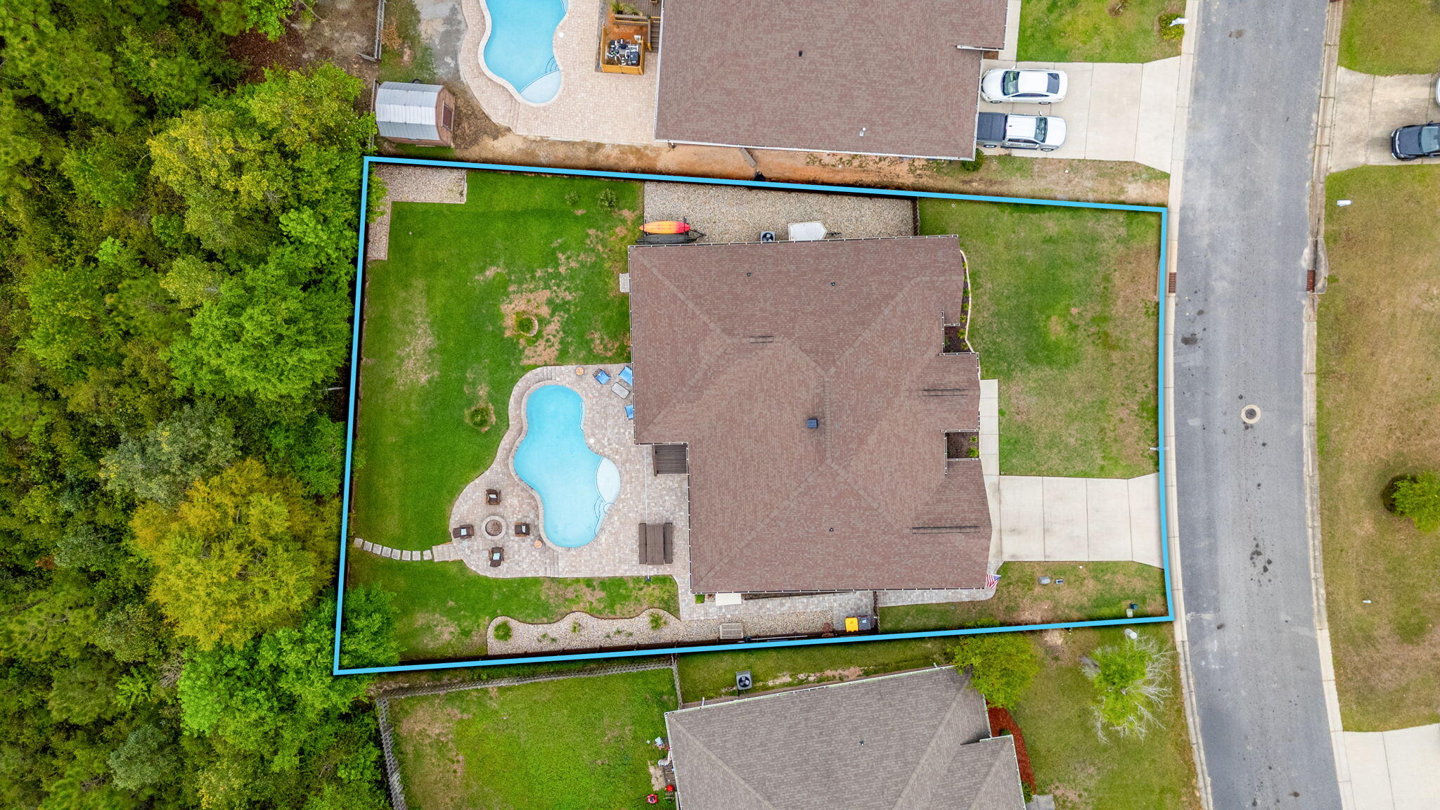 611 Terrier Trail Crestview, FL 32536 - Photo 58 of 64 an aerial view of a house with a yard