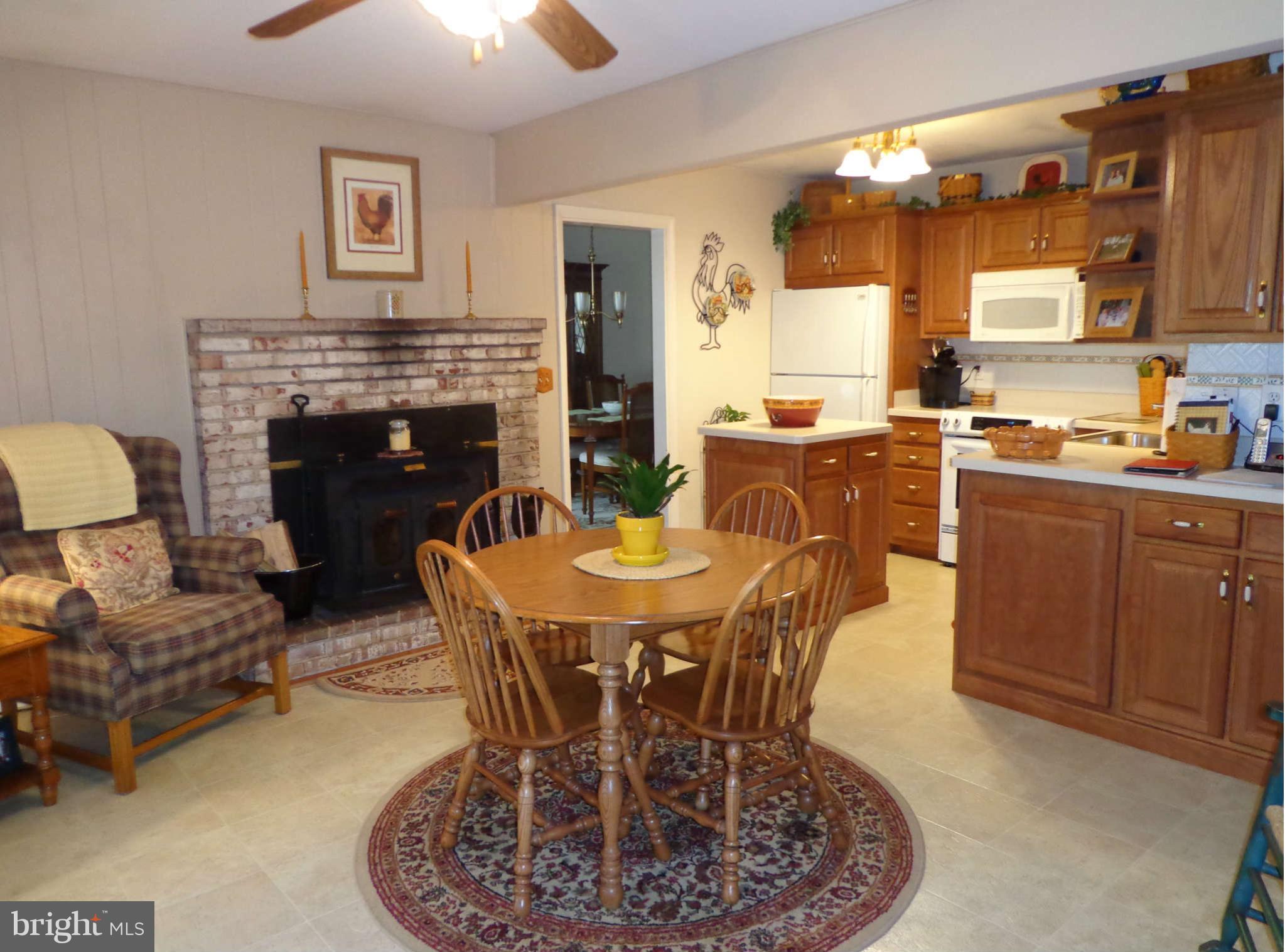 2831 Pleasantville Road Fallston, MD 21047 - Photo 10 of 24 Large country kitchen with fireplace!