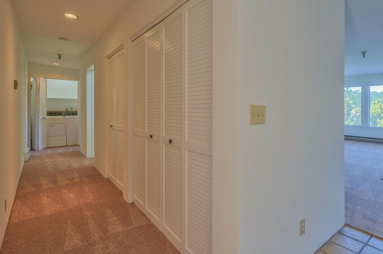18 Shepherds Knoll Road Monterey, CA 93940 - Photo 26 of 28 a view of a hallway with closet area