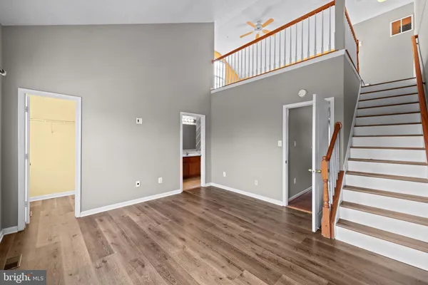 wooden floor in an empty room