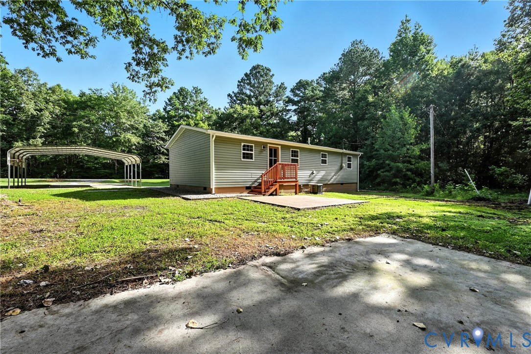 24611 Williamson Road Dinwiddie, VA 23841 - Photo 28 of 34 View of front of property with crawl space, a carp