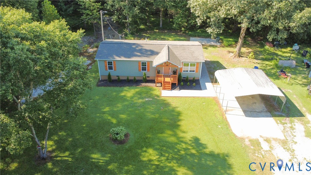 24611 Williamson Road Dinwiddie, VA 23841 - Photo 32 of 34 Aerial view of property and surrounding area