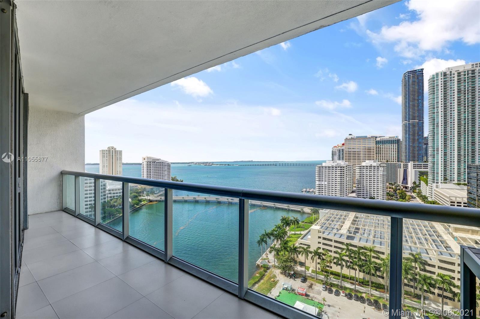 495 Brickell Avenue, Unit 2103 Miami, FL 33131 - Photo 26 of 43 a view of city from a balcony