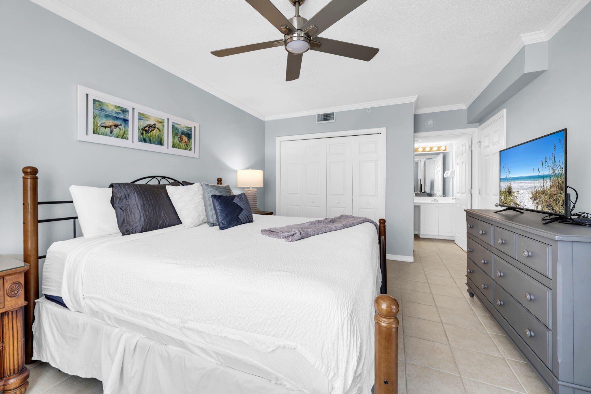 520 Santa Rosa Boulevard, Unit 100 Fort Walton Beach, FL 32548 - Photo 19 of 47 Master Bedroom View 3