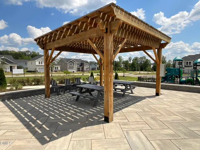 a view of a roof deck