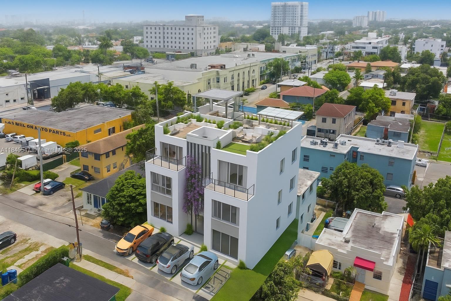 2131 Southwest 4th Street Miami, FL 33135 - Photo 8 of 10 Rendering on the vacant lot for perspective