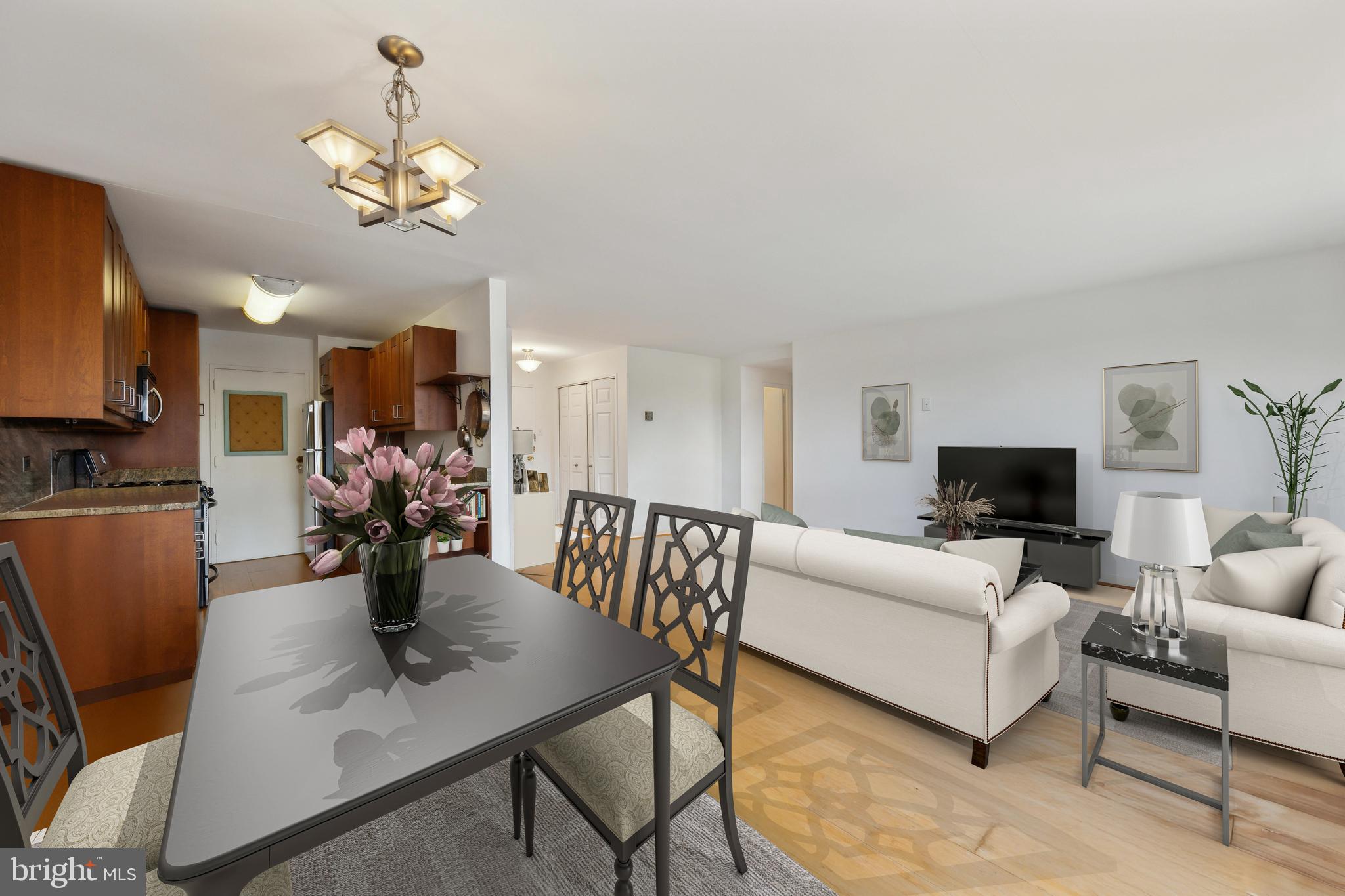 Dining/ Living Room- Virtually Staged